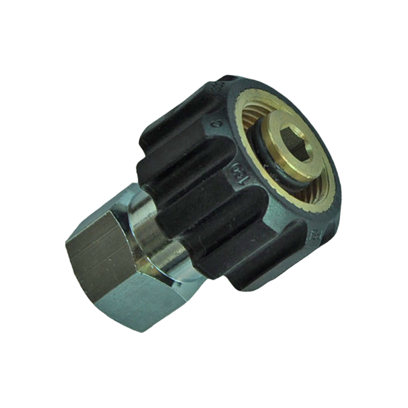 Nickel-Plated Brass M22 Spiral Connector