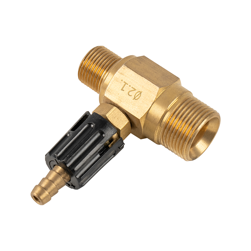 Adjustable chemical injector M-M connecting
